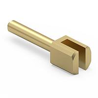 Mill-Max 6620-0-35-15-00-00-03-0 ຂາຂໍ້ມູນ, ຂາຂໍ້ມູນທີ່ມີຊ່ອງ, ຂາຂໍ້ມູນທີ່ມີຊ່ອງ ຕິດຕັ້ງດ້ວຍການບວກບວກ .064