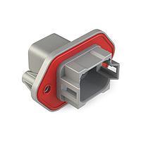 Amphenol SINE Systems AT04-08PA-PM11 ຕົວເຊື່ອມຕໍ່ 8 ຂາ Rcpt Pnl Mnt A Self-Thread ສີເຫຼືອງ