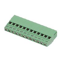AMP Connectors - TE Connectivity 1-282901-2 ບລັອກຂໍ້ຕໍ່ຄົງທີ່ TERM-BLK PCB MT 3RD 12P.5.08 ມີການທຳໝາຍ