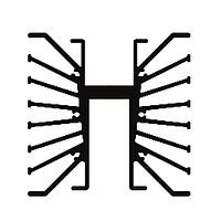 Wakefield Thermal 125544 ການດຶງອອກຊັ້ນ ການດຶງອອກຊັ້ນຕາມຄວາມຍາວ, 12", 7.00" ກວ້າງ, Presspack SCR Extrusion 16235 xx5733