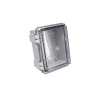 Bud Industries NBF-32402 ກອງປົກປ້ອງອຸດສາຫະກຳ NEMA Enclosure Poly PTB Blend ມີປະຕູ Polycabonate ແຈ້ງ (5.1 X 4.9 X 2.8 ນິ້ວ)