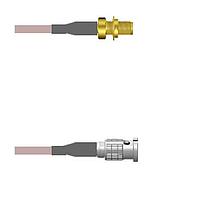 Amphenol Custom Cable Q-2W00V0005024i ສາຍສະບັບ RF SMA-SJB/HDBNC-SP G316 24I
