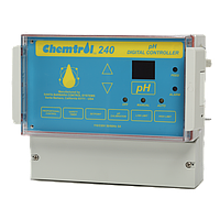 Chemtrol CH240 ຕົວຄວບຄຸມດິຈິຕອນ Sanitizer ແລະ pH ສໍາລັບສະປາ, ສະປານ້ຳ ແລະ Splash Pads (200~995 mV, 0.1~10 ppm (mg/l), 7.0~8.0pH)