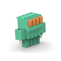 AMP Connectors - TE Connectivity 1986723-4 ປລັກ 3.5MM R/ມືຂວາ 4 ຕໍ່ຕຳແໜ່ງ ສະຕຣິງ ປລັກ ມີຂອງຍືດ