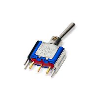 APEM 5659AB3V ສະຫນັບສະຫນູນ Toggle 3PDT 6A 125V 15.1mm