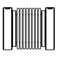 Sensata Technologies - BEI Sensors 9404/S/11-11 ຂໍ້ມູນການເຊື່ອມຕໍ່ Bellows ແບບ Incremental ສໍາລັບ shaft 11mm
