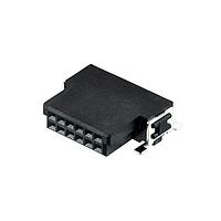 Harwin M55-6101242R ຕົວເຊື່ອມ 12P 1.27 SMC ຜູ້ຍິງ R/A ປະເພດ SMT