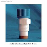 Cowie CW.709.1225 ການນໍາທາງການຄົວ PTFE, Hi-Vacuum, 1” NPT, ສໍາລັບແທ້ງ 12mm, h112mm