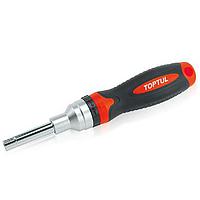TOPTUL FTEC1421 ມືຈັບ screwdriver Ratchet ແຮງບິດສູງ