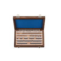 Mahr 4800001DKS Rectangular Gage Block Set ເຮັດດ້ວຍເຫຼັກກ້າ (404 ; Tolerance class 1)