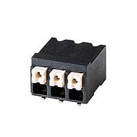 Same Sky (formerly CUI Devices) TBLH11-381-09BK ບລັອກຂໍ້ຕໍ່ຄົງທີ່ບໍ່ມີສະກຣູ, ອຸນຫະພູມສູງ, ຊະໜາມ 3.81 mm, ສີດຳພ້ອມປຸ່ມສີເທົາ