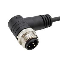 Bulgin PXPTPU78RAM03ACL020PUR ເສັ້ນສາຍອາເຄຊັ່ນ / ເສັ້ນສາຍອັກຕູເວີ 3 ຂາຍື່ນ 7/8" ມີມຸມຂວາ ປະກອບຊາຍ 2m