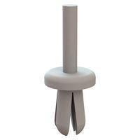 Essentra Components 61PR100200 ພຸດ-ອິນ ຣິເວດ Push Rivet, ຮູ Hole .218, ຜົນບັນທຶກ Panel Thk .094-.312