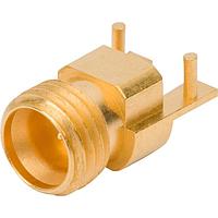 Amphenol SV Microwave 3211-40121 ຕູ້ການເຊື່ອມ PCB Threaded SMPM Male P CB Edge Conn
