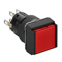 SCHNEIDER XB6ECW4B2P Flush IPB SPG Ret, ສີສີແດງ, 24V, 2 NO/NC