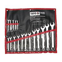 Yato YT-0067 Combination spanner set 17pcs 8-32mm