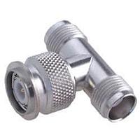 HUBER+SUHNER 43_TNC-50-0-1/133_NE ອະເດັບເຕີ RF - ແບບ Tee ປລັກ TNC (ຜູ້ຊາຍ), ຈັກ (ຜູ້ຍິງ), ຈັກ (ຜູ້ຍິງ)