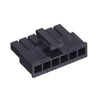 Molex 46994-0612 ຮູງຮັບ Receptacle MiniFitJr Rec Hsg SR V2 6Ckt ສີດຳ