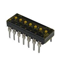 CTS Electronic Components 210-7MST ສະຫນາມສະລັບ DIP 7 ສ່ວນສະລັບ SPST