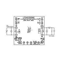 Analog Devices DC1886A ບອດທົດລອງຕົວຄວບຄຸມແຮງແດງ Hot Swap Voltage Controller LTC4232IDHC - 5A Integrated H
