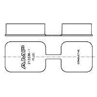 AMP Connectors - TE Connectivity 213336-1 ຝາຄຸ້ມຝຸ່ນຂອງຕົວເຊື່ອມຕໍ່ Rack & Panel MIL 600