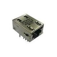 Amphenol Commercial Products RJMG2010S9930NR ມັກເຕິກ ຈໍກ R/A, ປະເພດ Dip, ຕຳ ຕົວສັ້ນ LowProf TabDwn3pnLE