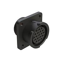 Amphenol SINE Systems FLS014N19S03-PM ຕົວເຊື່ອມຕໍ່ 19 POS SQUARE FLANGE RECEPT