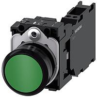 SIEMENS A6X30141465 ສະຫຼຸບສະຫຼຸບມາດຕະຖານ ປຸ່ມກົດ. ສີຂຽວ