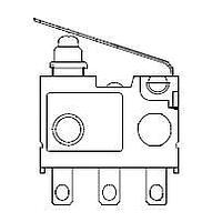 Panasonic Industrial Devices ASQ10817 ສະວິດຊ໌ Snap Action SWITCH SNAP LVR SPDT .1A PCB