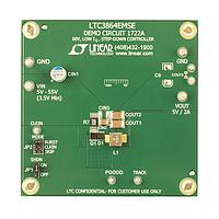 Analog Devices DC1722A ບົດທົດສອບຕົວຄວບຄຸມແຮງແຟງ - ຕົວຄວບຄຸມແຮງແຟງປ່ຽນສະພາບ LTC3864EMSE - 3.5V < VIN < 55