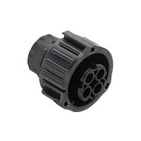 AMP Connectors - TE Connectivity 1-967325-1 ຮາວຊິ້ງ HSG SKT 004P F/H BLK
