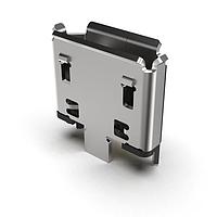 GCT (Global Connector Technology) USB3160-30-0170-1-C ຂໍ້ຕໍ່ Micro USB ປະເພດ B Micro B Skt, ຕັ້ງຕົ້ນ, SMT, 30u", ສ່ວນຍາວ 1.7mm, ມີ MEF, ເກັກ, T+R+Cap