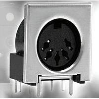 Kycon KCDX-5S-S2 ຕົວເຊື່ອມຕໍ່ 5P R/A PCB ປົກກະຕິ 5mm CIRC DIN RECPT