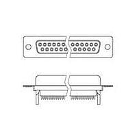 Amphenol Commercial Products G17K15101001EU ຕົວເຊື່ອມ D-Sub - ຄວາມໜາ້ຍມມາດຕະຖານ D-SUB IDC