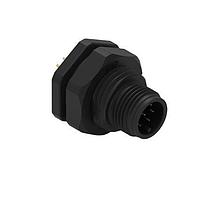 Wurth Elektronik 643210100608 Plugs WRCIRC M12 Screw Coding A Panel PCB Plastic Straight with Panel Nut PG9 Male connector, polarity 8