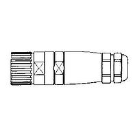 PHOENIX CONTACT 1605413 ຕົວເຊື່ອມຕໍ່ມິຕຣິກຮູບວົງກົມ SC-7ES1N8AR3DU