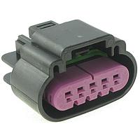 Aptiv 13520906 ການປະສົມຕໍ່ສາຍ 5-Way 5P FM BLK CONN ASSY GT 150 SERIES 15AMPS