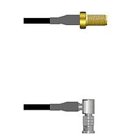Amphenol Custom Cable Q-2V05G0003012i ສາຍສະບັບ RF SMA-SJ/HDBNC-RP G174 12I
