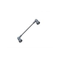 Amphenol LTW RCP5SM-RCP5SM-TR7B01 Cat 5e RJ, ຂະໜາດກາງ, ເຄື່ອງປະກອບພາສຕິກ, 1.5A, Cat 5e, ມຸມຂວາ-ມຸມຂວາ, ລັອກ 3 ຈຸດ, ປົກປ້ອງສອງທາງ, ຄວາມຍາວ 1000mm, IP67