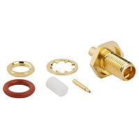 Amphenol RF 132105RP ຕົວເຊື່ອມ SMA BULKHEAD JACK .085 RP