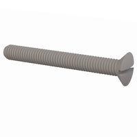 Essentra Components 50M060100L050 ສະກຣູຫຼັກສະກຸນມີລູກສອງຊ່ອງ 90 Slotted CSK Screw, M6 X 1 Thread, 50mm Lg