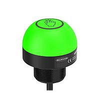 Banner Engineering K50PTAMRGB14QP ຕົວບອກສີ RGB ທີ່ສາມາດໂປຣແກຣມໄດ້ K50 Pro Touch Series: ຕົວສັນເຍງສີ RGB 14 ສີ; 12-30 V dc; ໂປລີຄາບໂອນເມີ; IP67 IP69K; ບິໂມດານ, NO, Momentary; ຫຼາຍສີ; 150 mm (6 in) 8-pin M12 PVC Pigtail QD