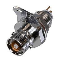 Trompeter / Cinch Connectivity Solutions BJ-157FL ຕົວເຊື່ອມຕໍ່ Triaxial Solder Pot Blkhd Mnt 4-Lug Rcpt