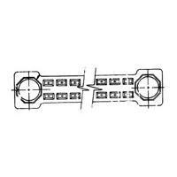 AMP Connectors - TE Connectivity 8-116975-7 ມີ Flanges HSG-RECP ECONOMATE 2