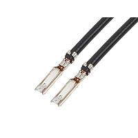 Molex 217520-1125 ສາຍນໍາສົ່ງ Pre-Crimped Lead MIZUP25 Fem-Fem LEAD 450mm 0.5mm SQmm BLK