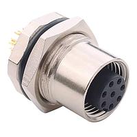 NorComp 859-008-203R004 ຕົວເຊື່ອມ M12 8 Pos F Pan mnt Sold cup