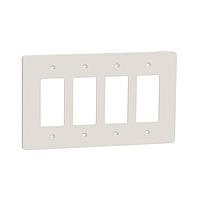 Square D SQWS141004LA ກະແຈປົກຄຸມ 4 GANG MID+ WALL PLATE LA