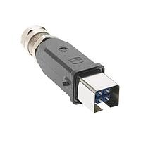 HARTING 09574070001000 ຊຸດຕໍ່ເຊື່ອມແຟບເອັດ HAN3A ML PLUG 2X LC DUPLEX MM GOF