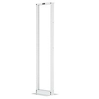 Panduit R2PWH ຕຽງວາງແລະຕູ້ວາງຕຽງ Rack 2 Post 84" ສູງ, ສີຂາວ