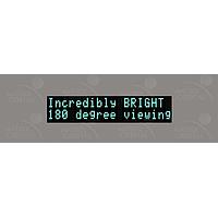 Matrix Orbital BVC2021-AL ຈໍສະແດງ VFD (Vacuum Fluorescent Displays) ຂໍ້ຄວາມສີຂຽວເຫຼືອນ ພື້ນດຳ ບໍ່ມີປຸ່ມ ມີຂາກເງິນ